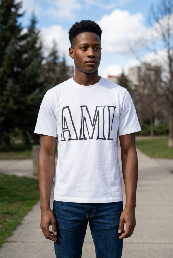 AMI Minimal Graphic T-Shirt