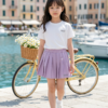 Girls Pleated Skirt Dress