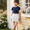 Girls Layered Flare Skirt
