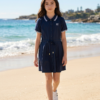 Girls Drawstring Polo Dress