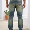 Vintage Wash Denim Jeans