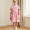 Classic Charm Girls Shirt Dress