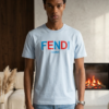 Premium Fendi Roma Graphic Cotton T-Shirt