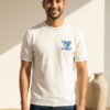 Premium Contrast Stitch Knit Logo T-Shirt