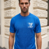 Premium Contrast Stitch Knit Logo T-Shirt