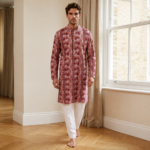 Rosewood Heritage Block Print Kurta