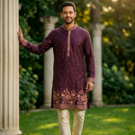Shahi Gulkaar Kurta