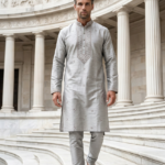Shehzaada Silver Kurta