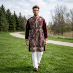 Royal Maroon Heritage Kurta