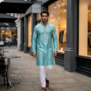 Turquoise Luxe Kurta