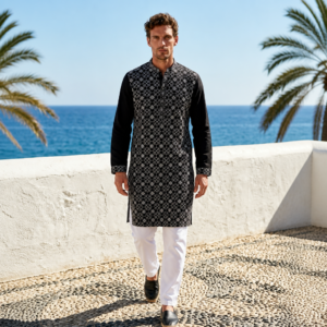 Midnight Majesty Kurta