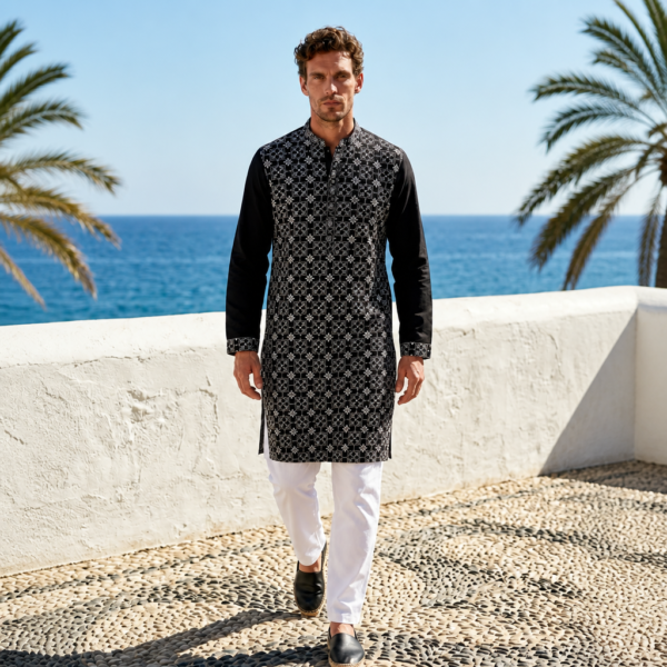 Midnight Majesty Kurta