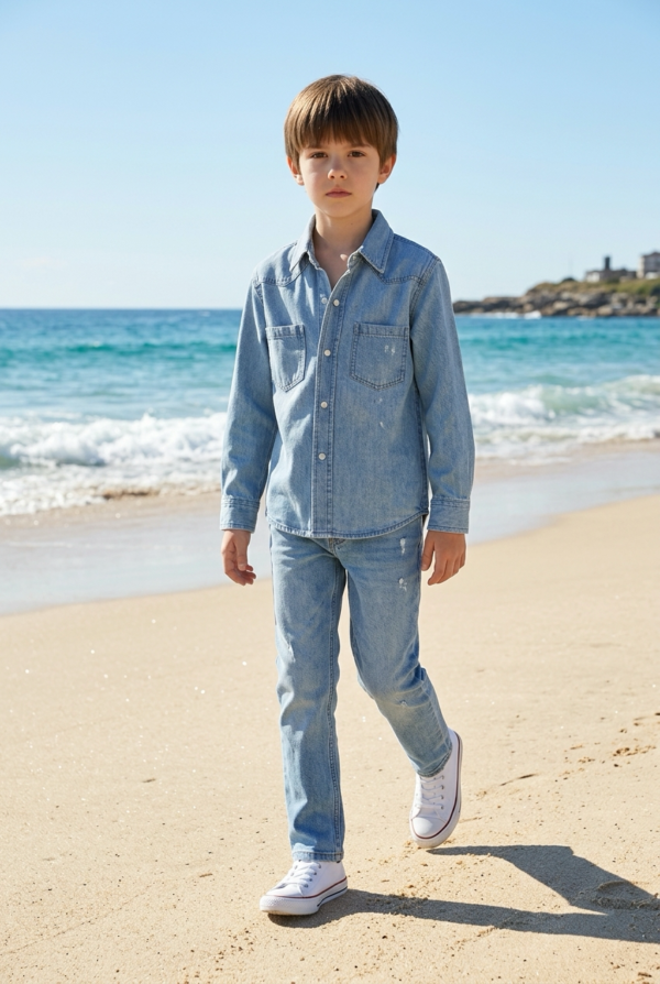 Classic Denim Utility Shirt