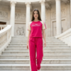 Polo Contrast Stripe Co-ord Set