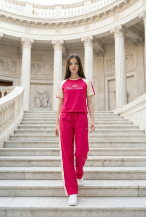 Polo Contrast Stripe Co-ord Set