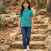 Classic Check Pattern Kids Polo T-Shirt