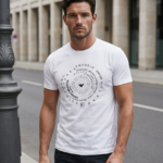 Premium Circular Logo Graphic T-Shirt