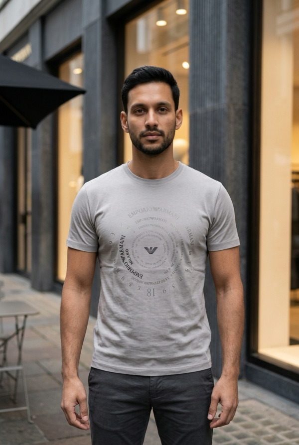 Premium Circular Logo Graphic T-Shirt