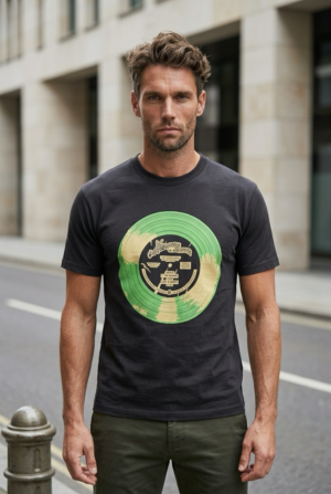 Retro Vinyl Record Graphic T-Shirt
