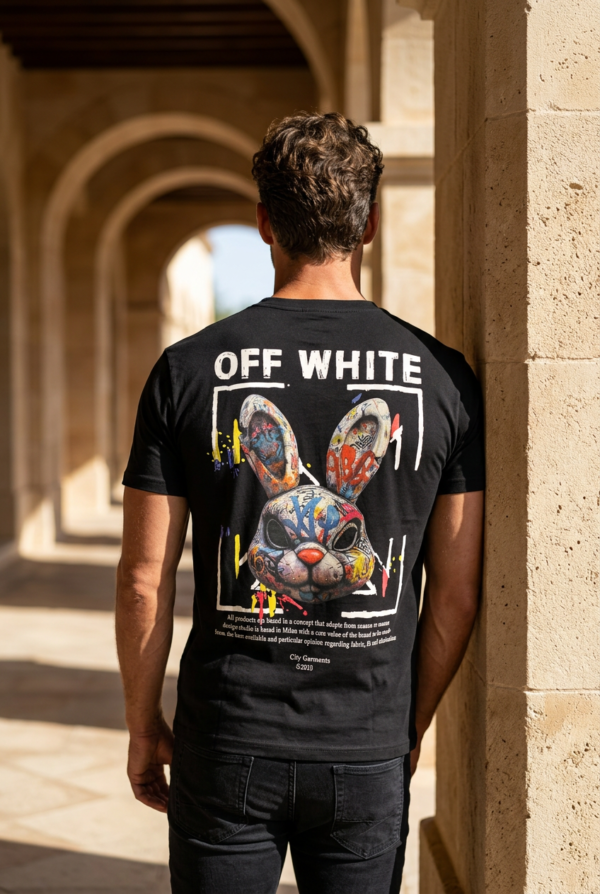 Off White Signature Ribbed T-Shirt