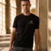 Urban Eagle Black Graphic T-Shirt