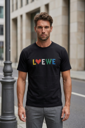 Lovewe Color Pop Black T-Shirt