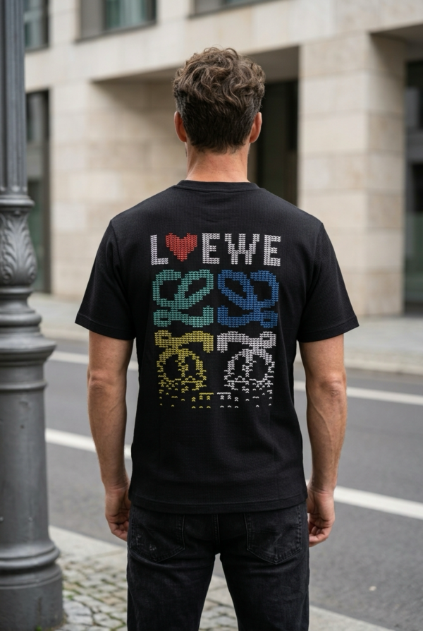 Lovewe Color Pop Black T-Shirt