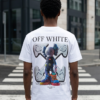 Premium Off-White Abstract Graphic T-Shirt