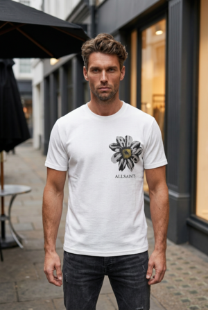 Bloom Graphic White T-Shirt