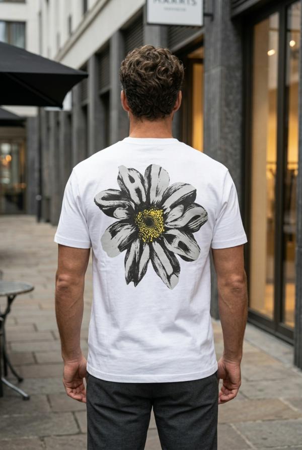 Bloom Graphic White T-Shirt